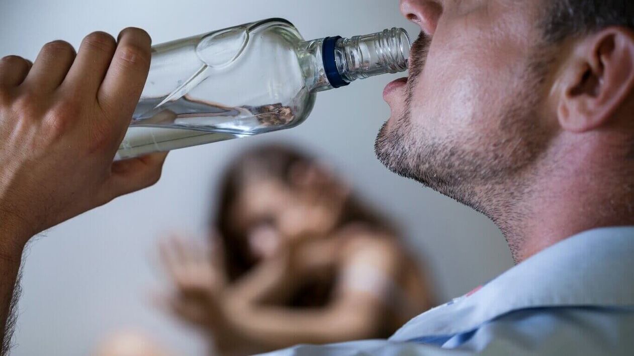 Dépendance à l'alcool chez les hommes.